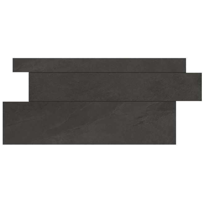 Unicom Starker Brazilian Slate Rail Black Plank 30x60cm